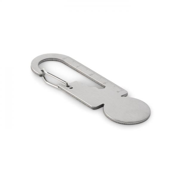 Мултифункционален ключодържател MULTIKEY от рециклирана стомана