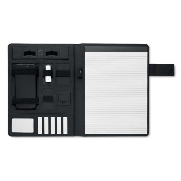 BURGUS - A4 Conference Folder with Wireless Charger & Power Bank | OnPrint