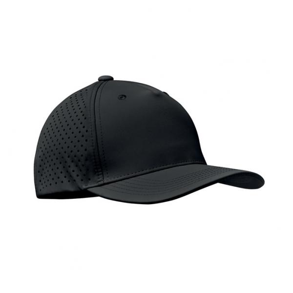 CAPO 5-Panel Polyester Performance Cap with Adjustable Closure