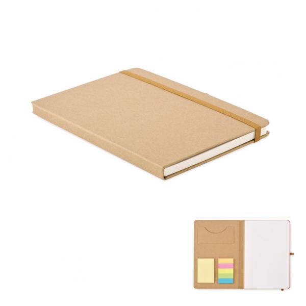 STICKNOTE - A5 Notebook with Sticky Notes and Recycled Pages