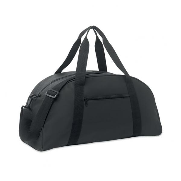 ROCK – PU duffle bag with inner & outer zip pockets and RPET lining