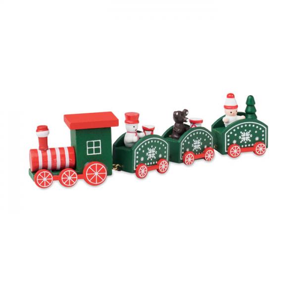 JUNA Wooden Christmas Train Decoration