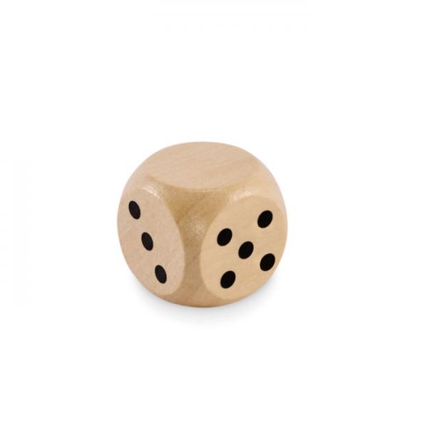Schima Wooden Dice DADIN 3 cm