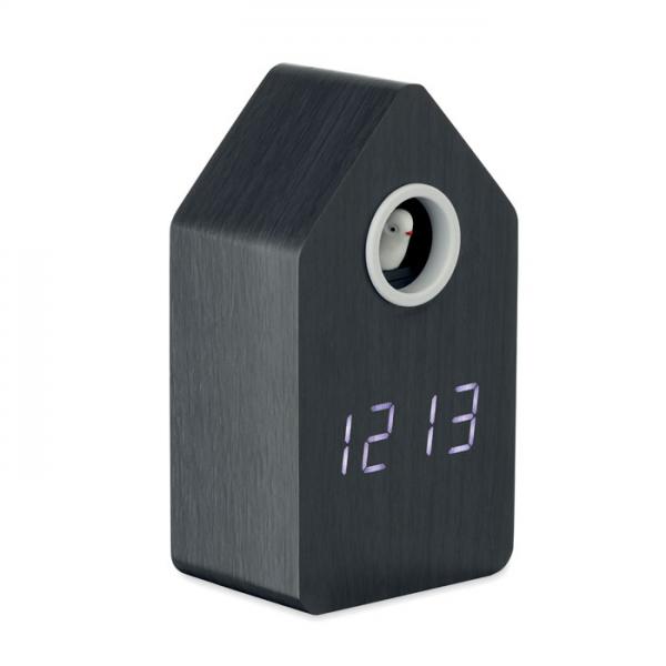 CUCKOO-BIRD – MDF Cuckoo Clock with Alarm and Thermometer