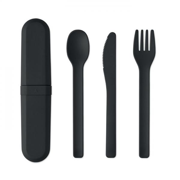 Cutlery Set BITEFUL in PLA Corn with Case